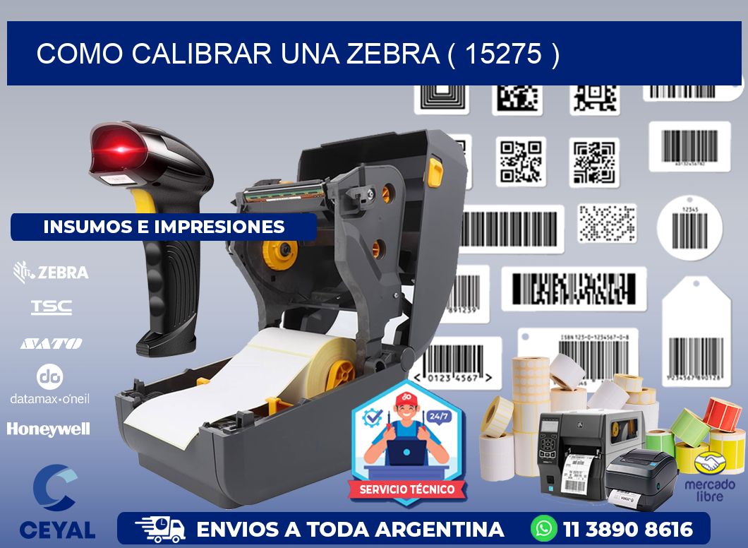 COMO CALIBRAR UNA ZEBRA ( 15275 )
