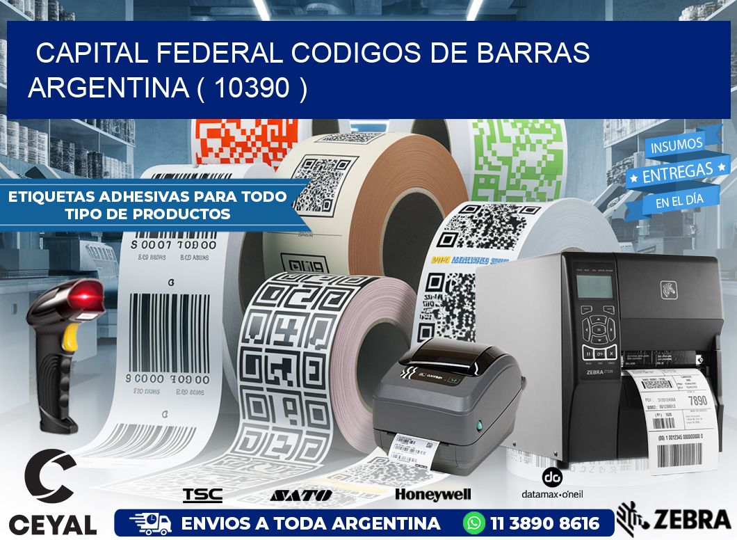 Capital federal codigos de barras argentina ( 10390 )
