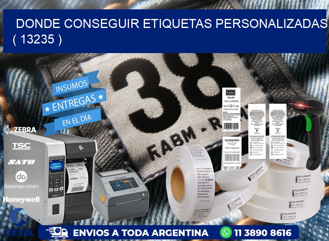 DONDE CONSEGUIR ETIQUETAS PERSONALIZADAS ( 13235 )