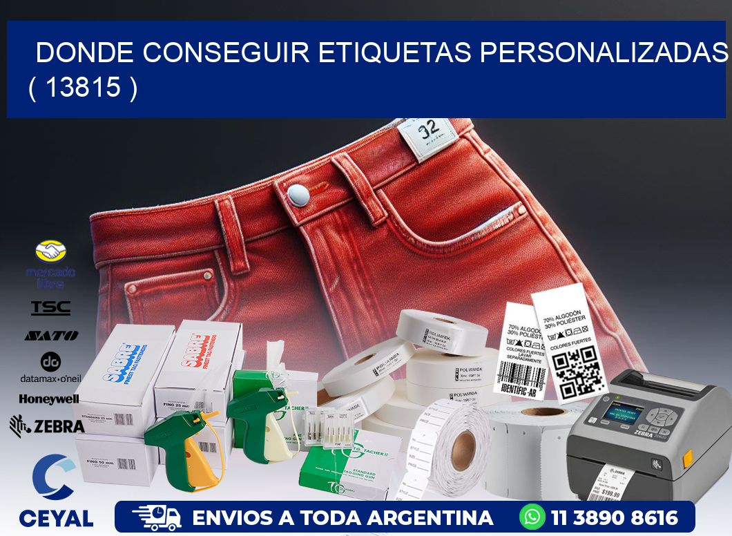 DONDE CONSEGUIR ETIQUETAS PERSONALIZADAS ( 13815 )