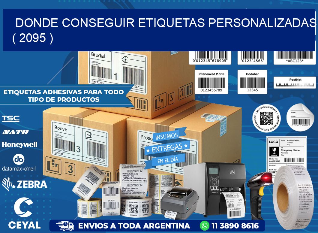 DONDE CONSEGUIR ETIQUETAS PERSONALIZADAS ( 2095 )