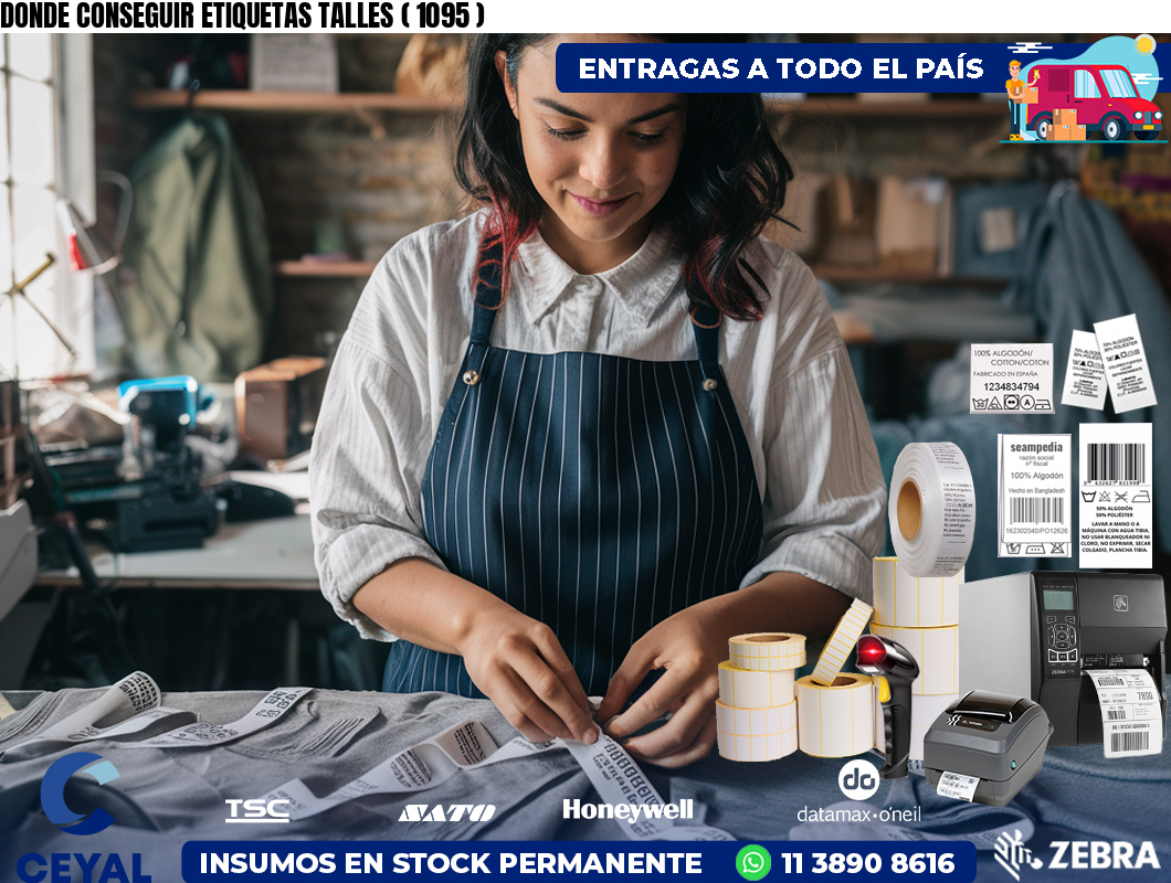 DONDE CONSEGUIR ETIQUETAS TALLES ( 1095 )