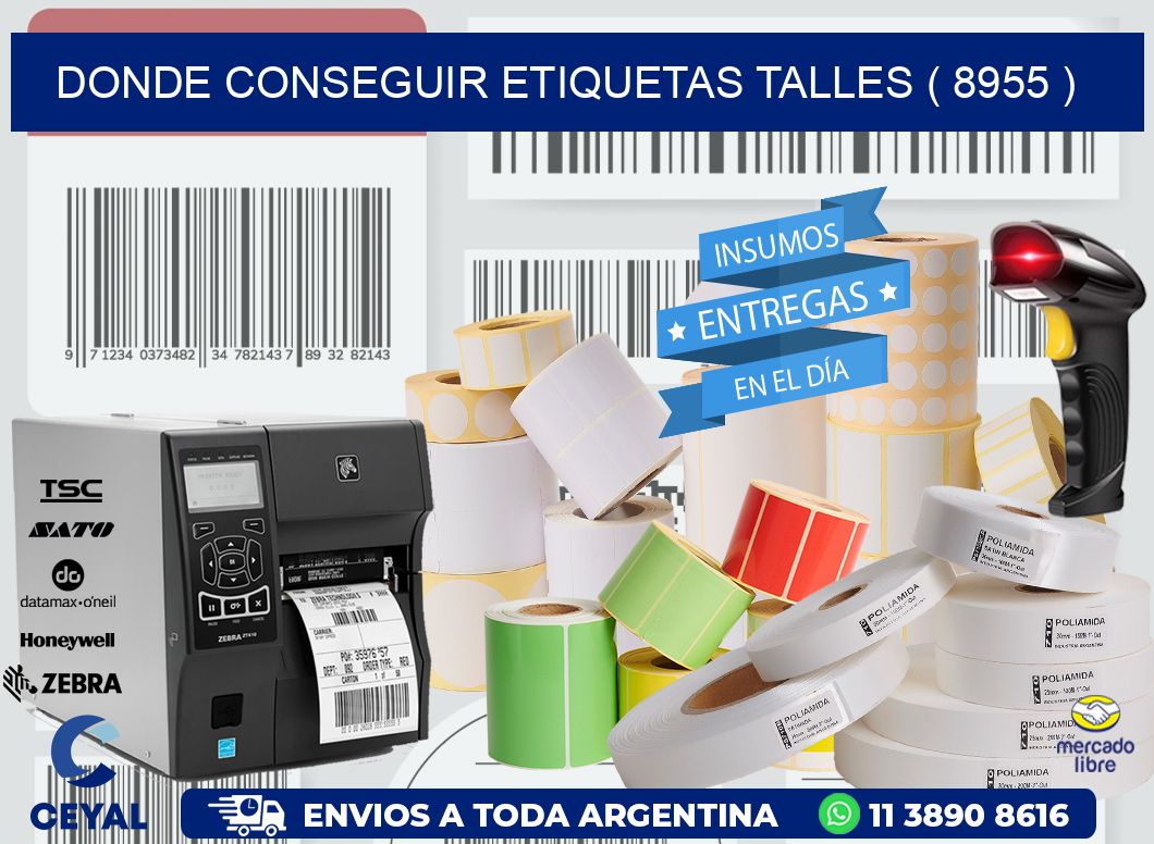 DONDE CONSEGUIR ETIQUETAS TALLES ( 8955 )