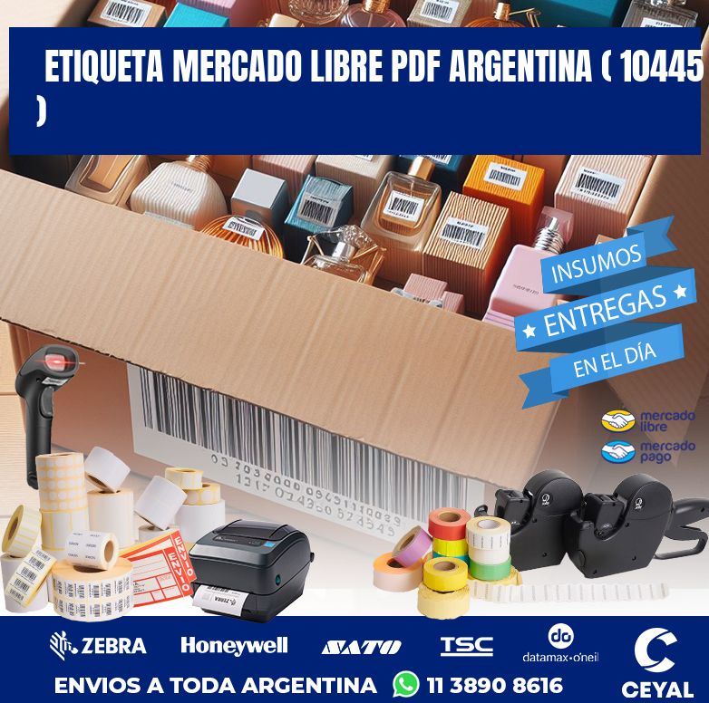 ETIQUETA MERCADO LIBRE PDF ARGENTINA ( 10445 )