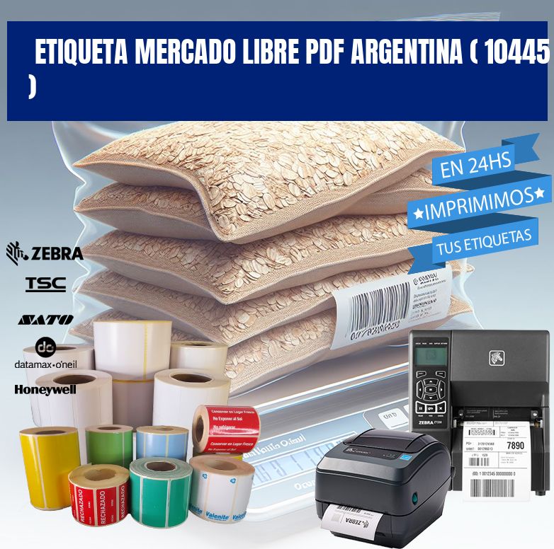 ETIQUETA MERCADO LIBRE PDF ARGENTINA ( 10445 )