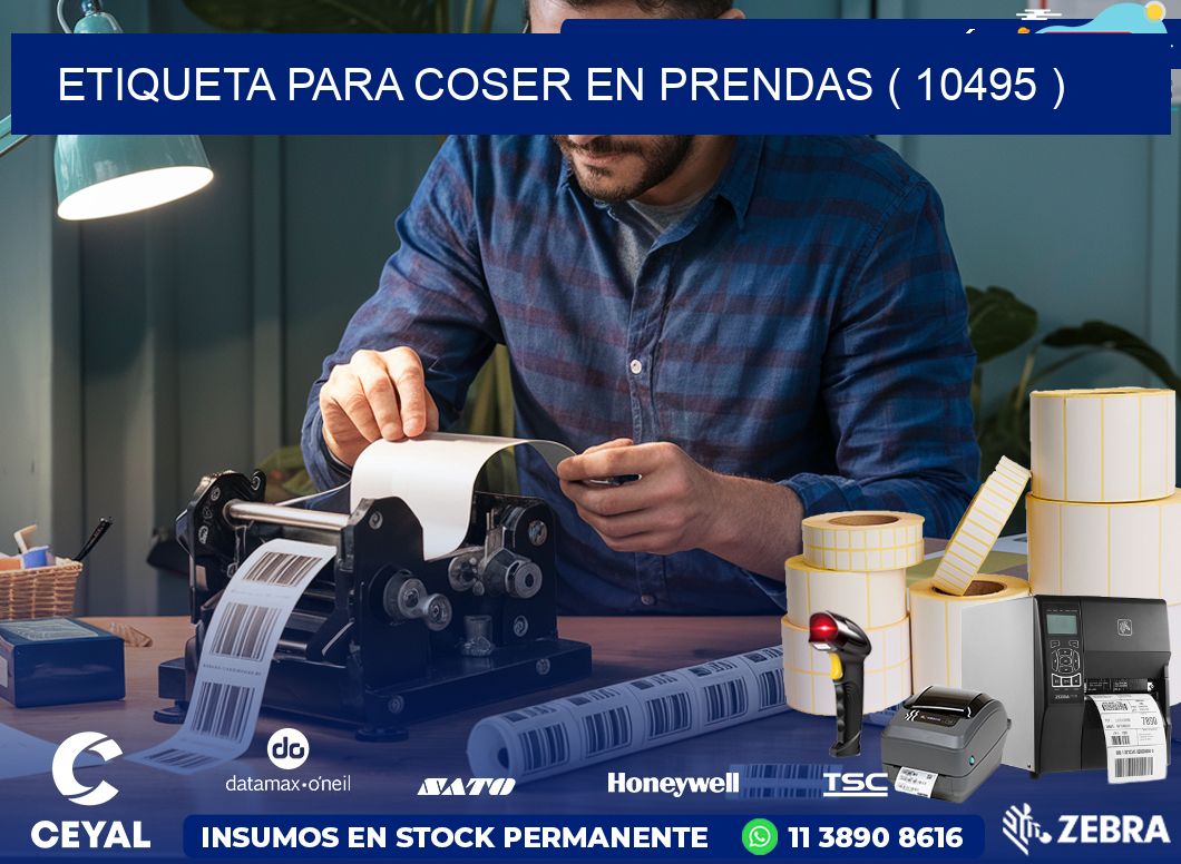ETIQUETA PARA COSER EN PRENDAS ( 10495 )