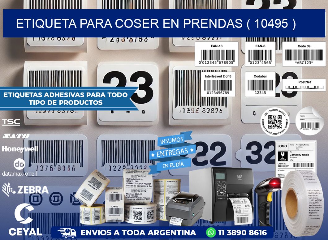 ETIQUETA PARA COSER EN PRENDAS ( 10495 )