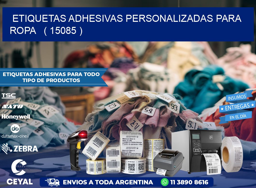 ETIQUETAS ADHESIVAS PERSONALIZADAS PARA ROPA   ( 15085 )