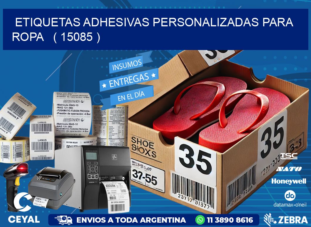ETIQUETAS ADHESIVAS PERSONALIZADAS PARA ROPA   ( 15085 )