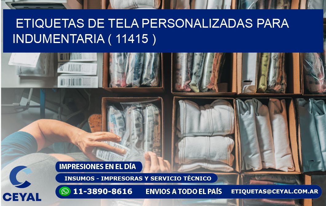 ETIQUETAS DE TELA PERSONALIZADAS PARA INDUMENTARIA ( 11415 )