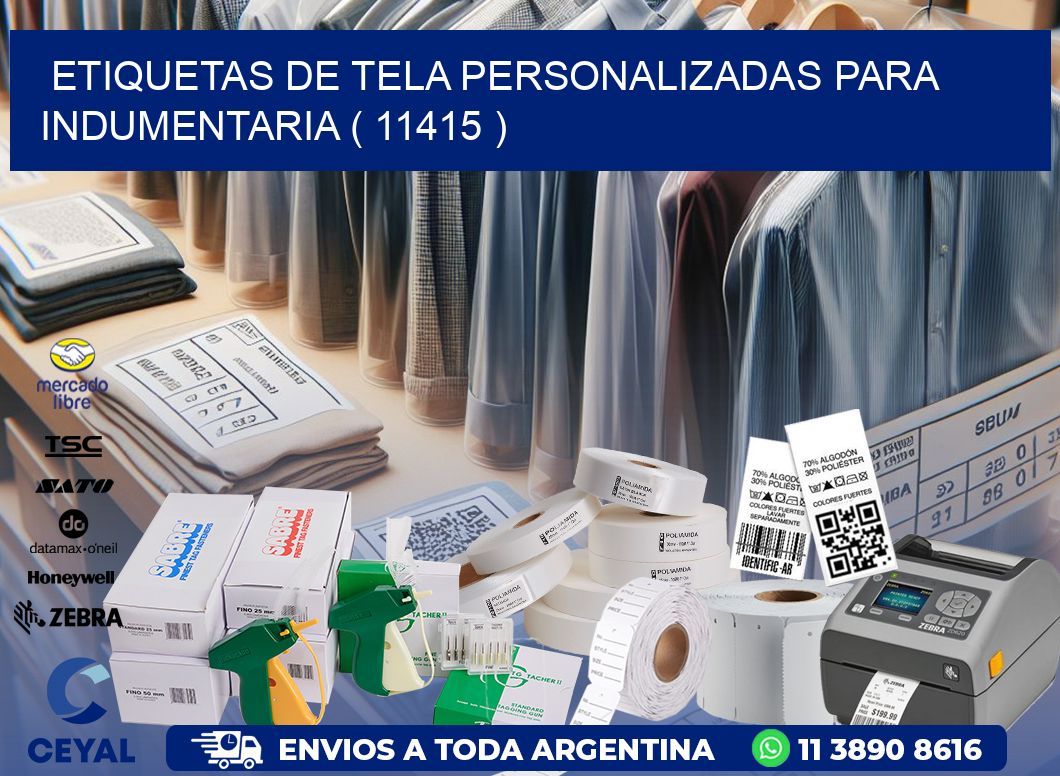 ETIQUETAS DE TELA PERSONALIZADAS PARA INDUMENTARIA ( 11415 )
