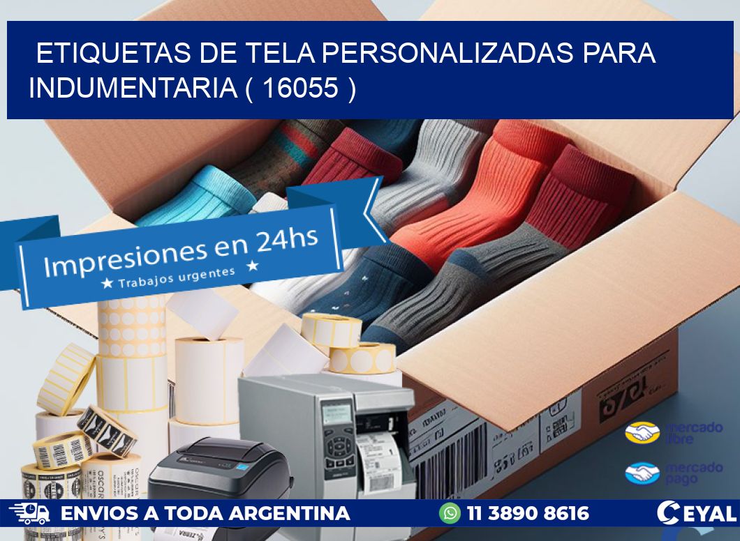 ETIQUETAS DE TELA PERSONALIZADAS PARA INDUMENTARIA ( 16055 )