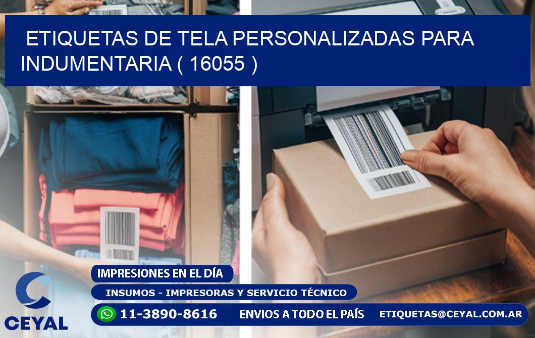 ETIQUETAS DE TELA PERSONALIZADAS PARA INDUMENTARIA ( 16055 )