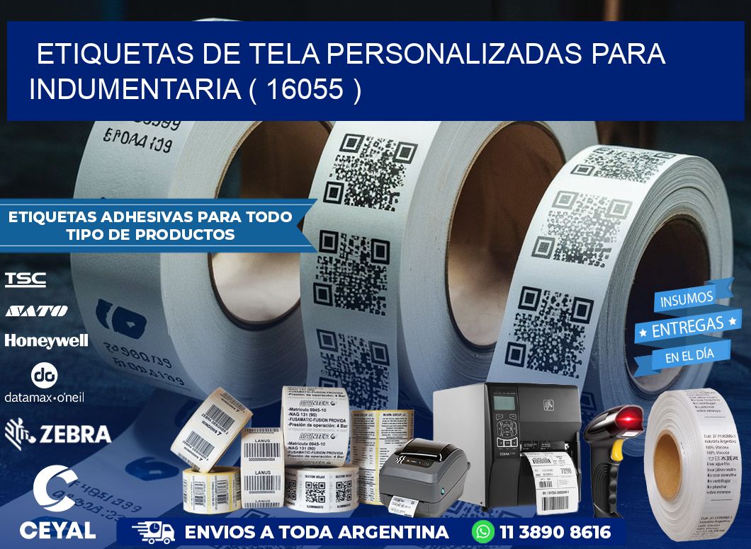 ETIQUETAS DE TELA PERSONALIZADAS PARA INDUMENTARIA ( 16055 )