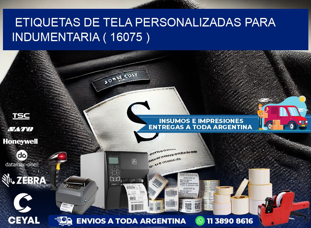 ETIQUETAS DE TELA PERSONALIZADAS PARA INDUMENTARIA ( 16075 )