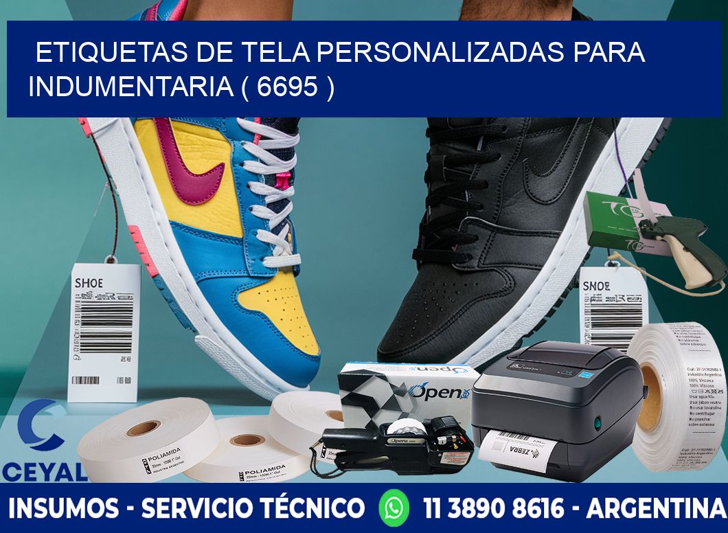 ETIQUETAS DE TELA PERSONALIZADAS PARA INDUMENTARIA ( 6695 )