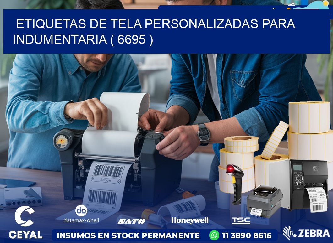 ETIQUETAS DE TELA PERSONALIZADAS PARA INDUMENTARIA ( 6695 )