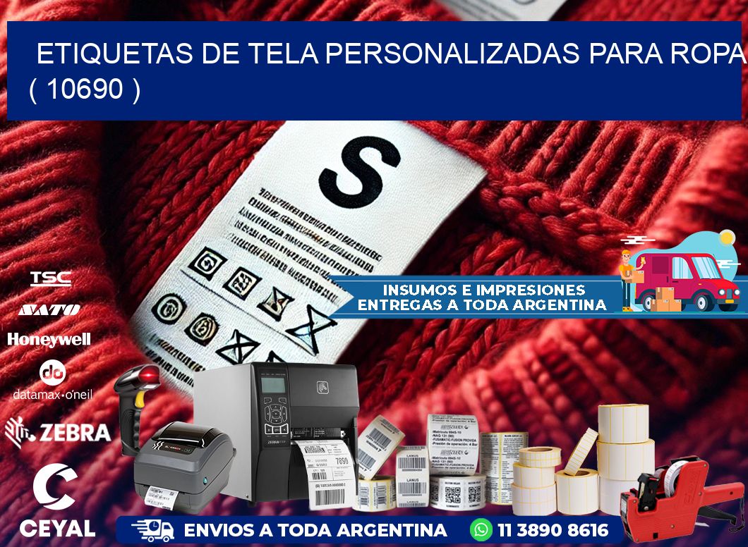 ETIQUETAS DE TELA PERSONALIZADAS PARA ROPA ( 10690 )