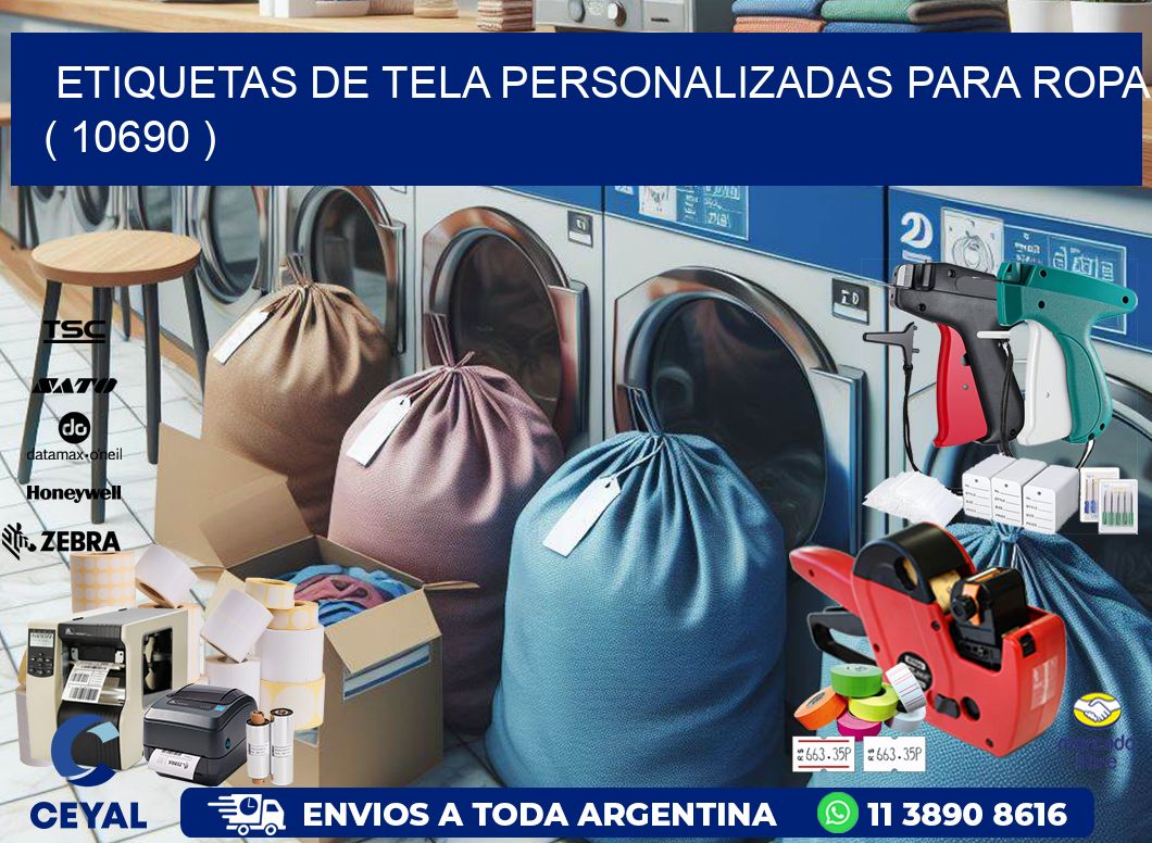 ETIQUETAS DE TELA PERSONALIZADAS PARA ROPA ( 10690 )