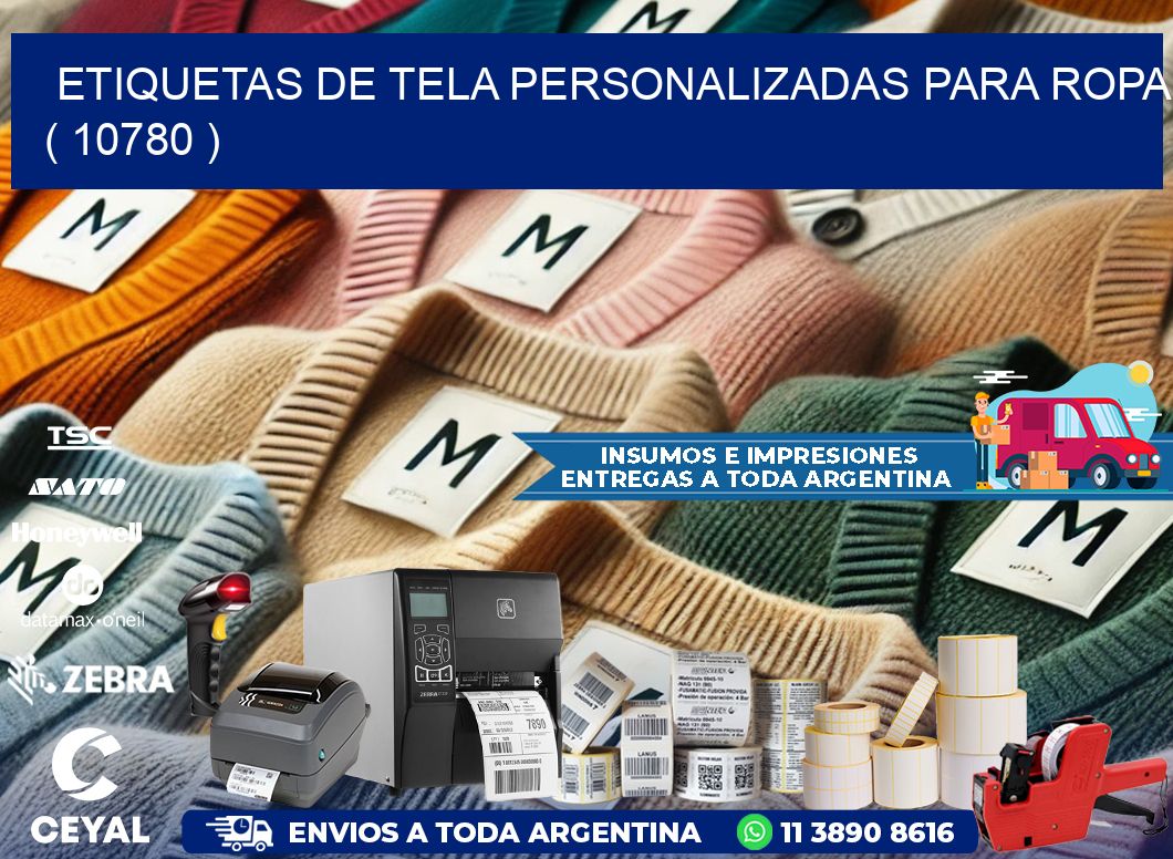 ETIQUETAS DE TELA PERSONALIZADAS PARA ROPA ( 10780 )