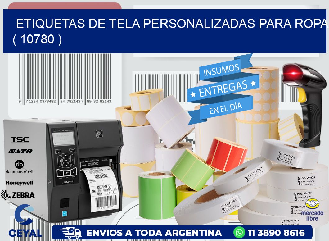 ETIQUETAS DE TELA PERSONALIZADAS PARA ROPA ( 10780 )