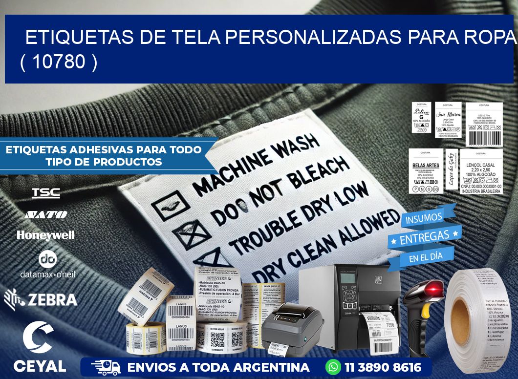 ETIQUETAS DE TELA PERSONALIZADAS PARA ROPA ( 10780 )