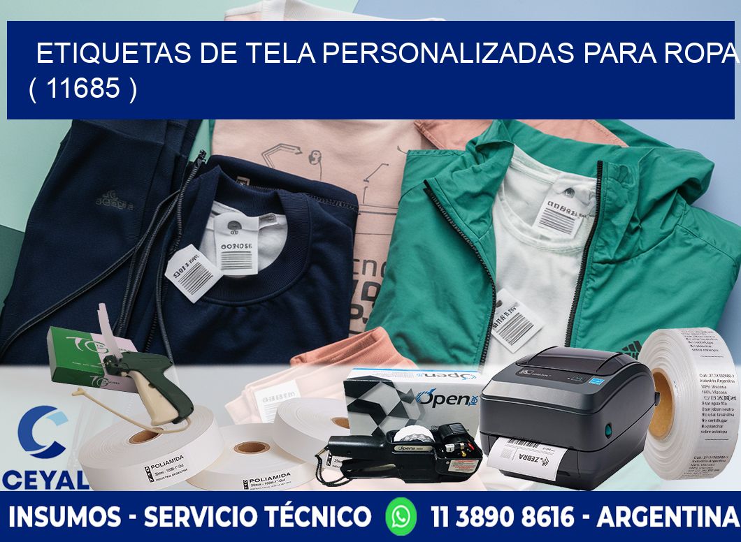 ETIQUETAS DE TELA PERSONALIZADAS PARA ROPA ( 11685 )