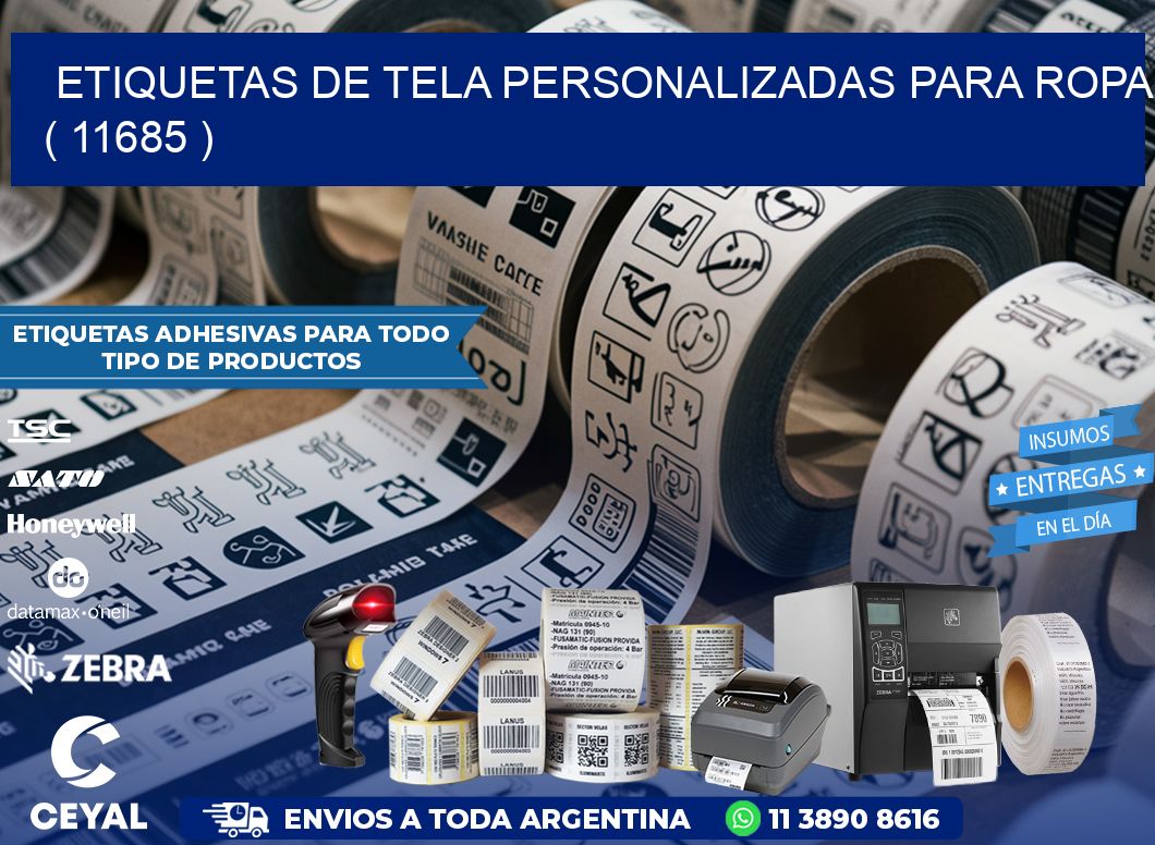 ETIQUETAS DE TELA PERSONALIZADAS PARA ROPA ( 11685 )