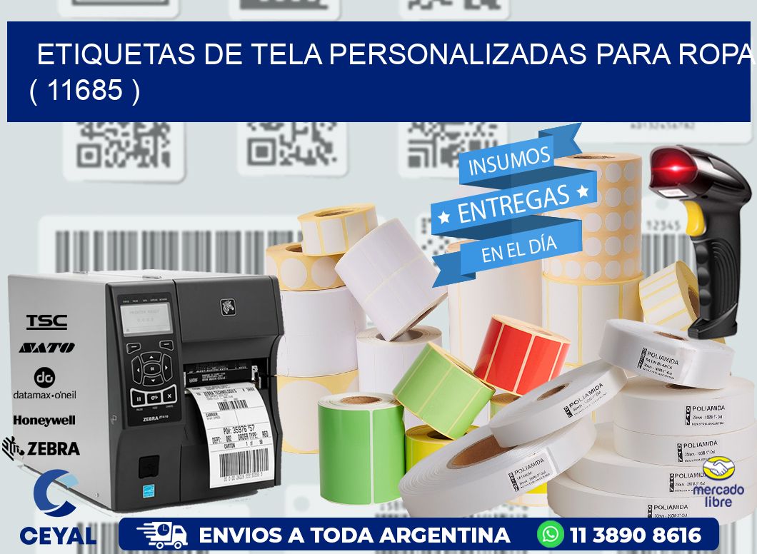 ETIQUETAS DE TELA PERSONALIZADAS PARA ROPA ( 11685 )