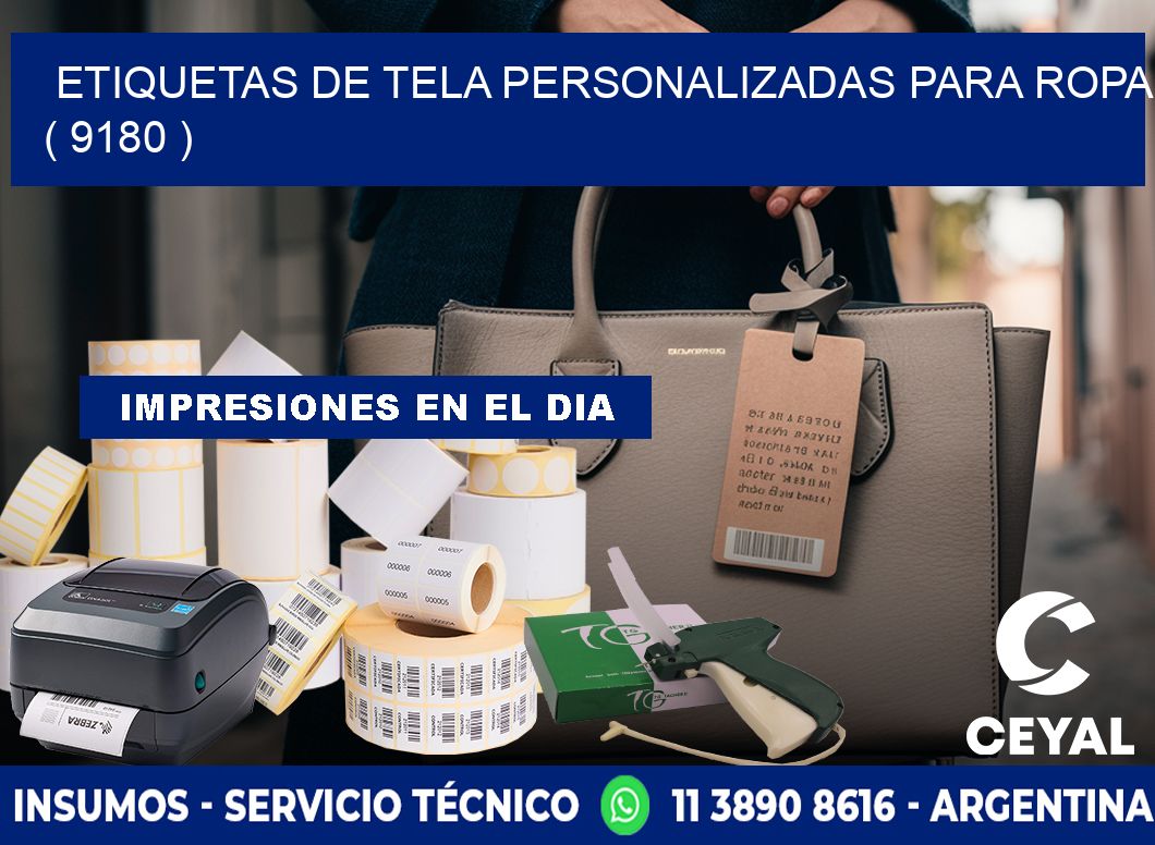 ETIQUETAS DE TELA PERSONALIZADAS PARA ROPA ( 9180 )