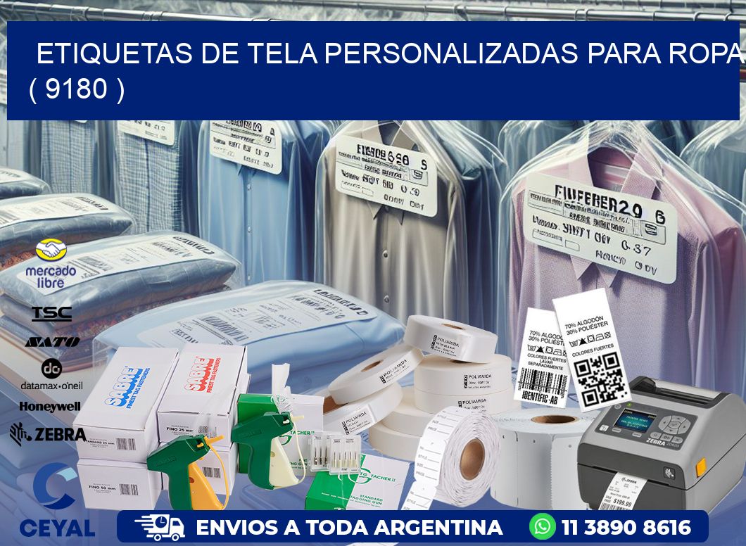 ETIQUETAS DE TELA PERSONALIZADAS PARA ROPA ( 9180 )