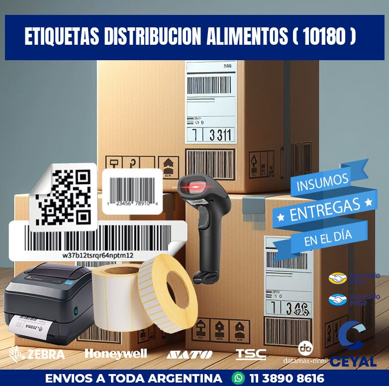 ETIQUETAS DISTRIBUCION ALIMENTOS ( 10180 )