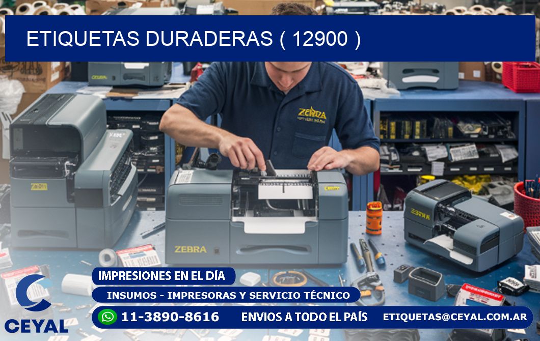 ETIQUETAS DURADERAS ( 12900 )