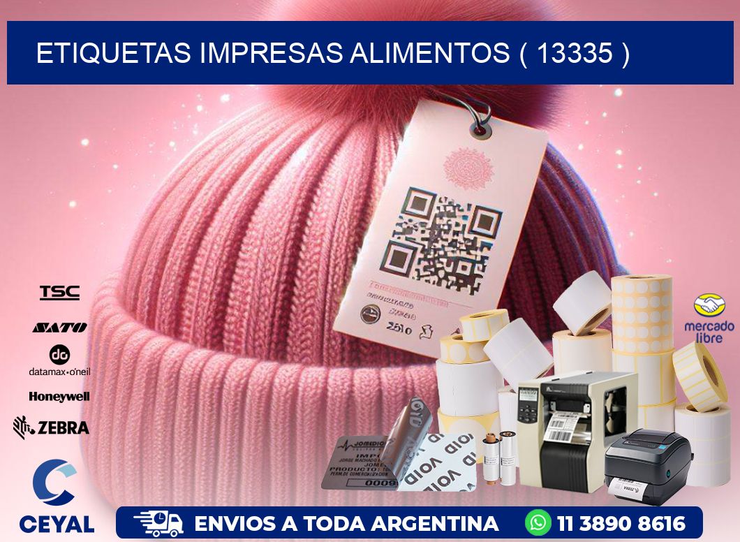 ETIQUETAS IMPRESAS ALIMENTOS ( 13335 )