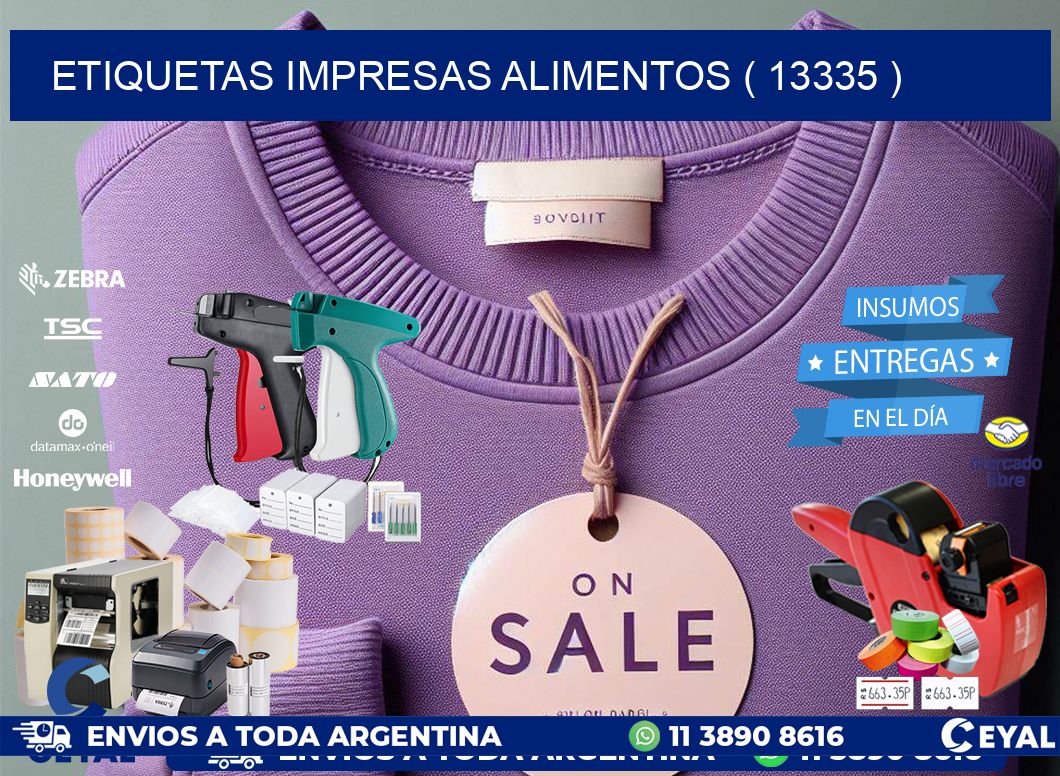 ETIQUETAS IMPRESAS ALIMENTOS ( 13335 )