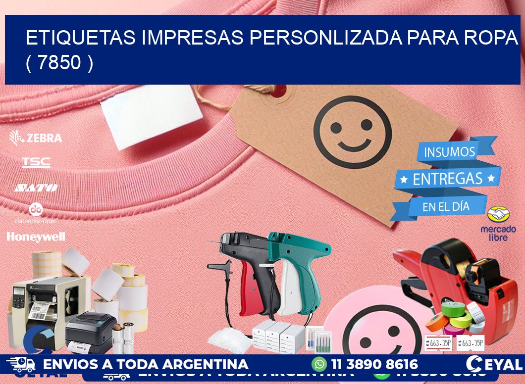 ETIQUETAS IMPRESAS PERSONLIZADA PARA ROPA   ( 7850 )