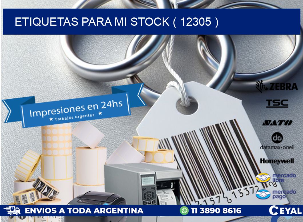 ETIQUETAS PARA MI STOCK ( 12305 )