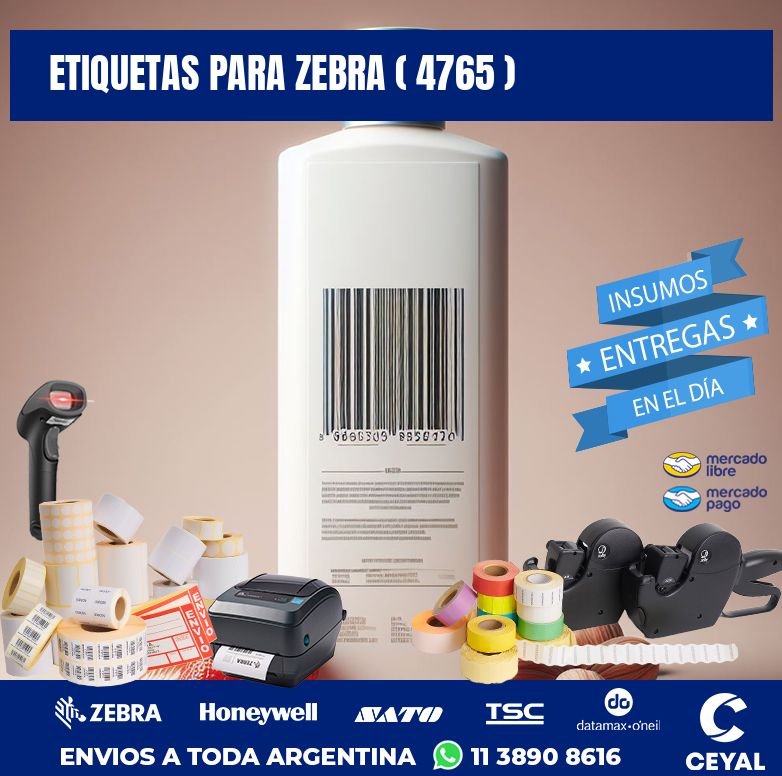 ETIQUETAS PARA ZEBRA ( 4765 )