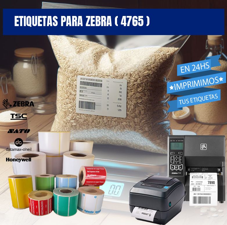 ETIQUETAS PARA ZEBRA ( 4765 )