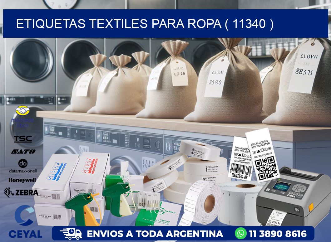 ETIQUETAS TEXTILES PARA ROPA ( 11340 )