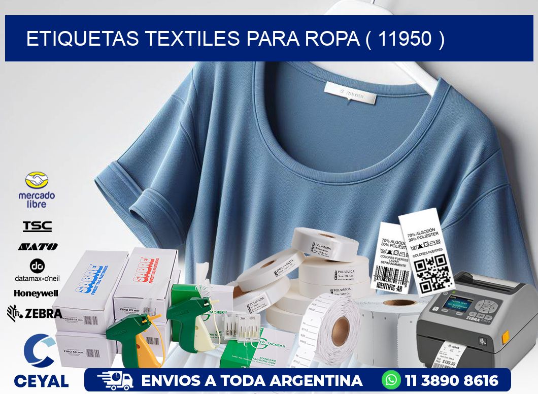 ETIQUETAS TEXTILES PARA ROPA ( 11950 )