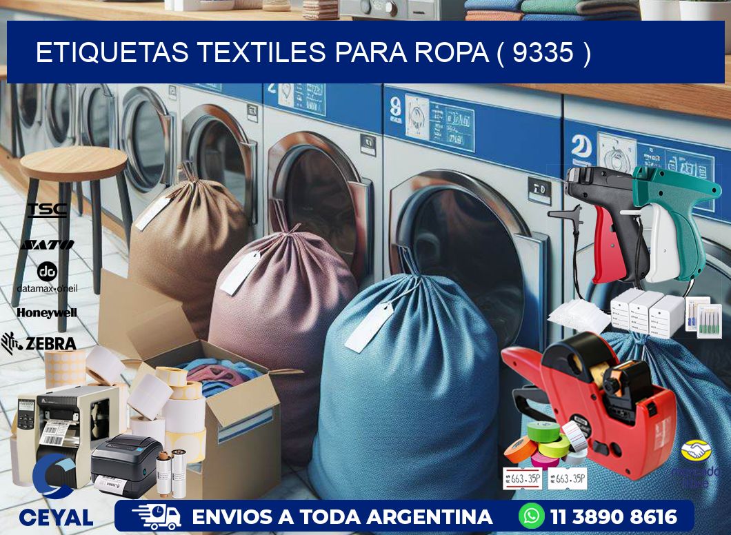 ETIQUETAS TEXTILES PARA ROPA ( 9335 )