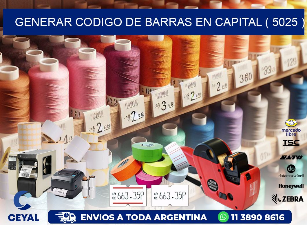 GENERAR CODIGO DE BARRAS EN CAPITAL ( 5025 )