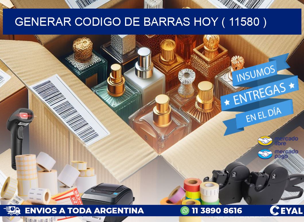 GENERAR CODIGO DE BARRAS HOY ( 11580 )