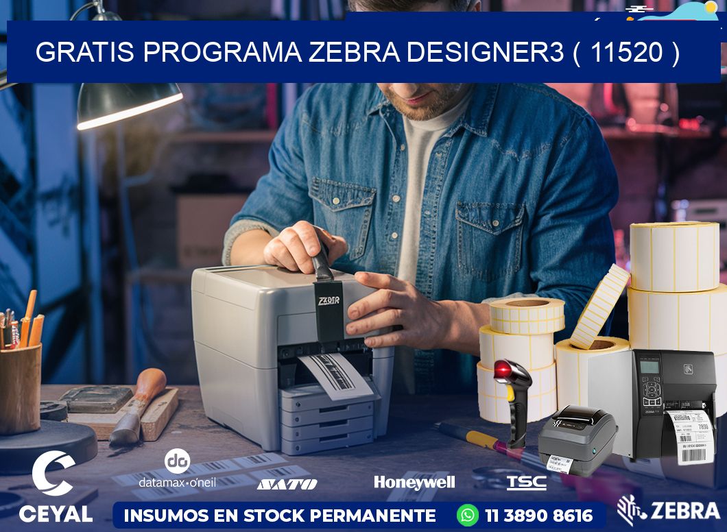GRATIS PROGRAMA ZEBRA DESIGNER3 ( 11520 )