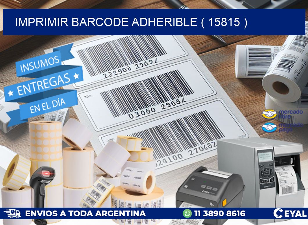 IMPRIMIR BARCODE ADHERIBLE ( 15815 )