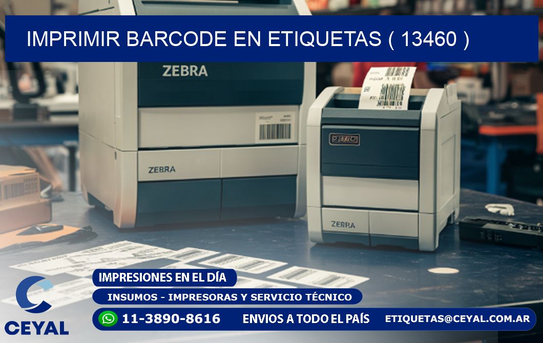 IMPRIMIR BARCODE EN ETIQUETAS ( 13460 )