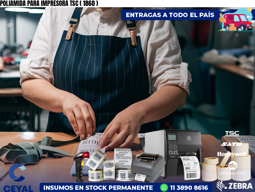 POLIAMIDA PARA IMPRESORA TSC ( 1860 )