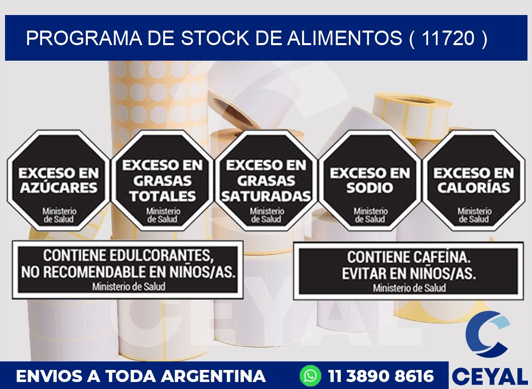 PROGRAMA DE STOCK DE ALIMENTOS ( 11720 )