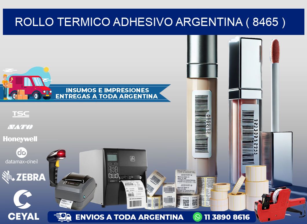 ROLLO TERMICO ADHESIVO ARGENTINA ( 8465 )